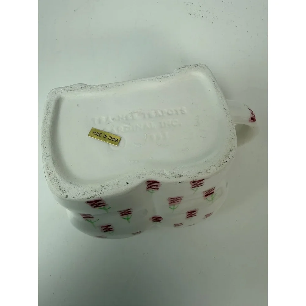 Tea-Nee Vintage Caramic Teapot Cat on Chair 1995‎ Collectible